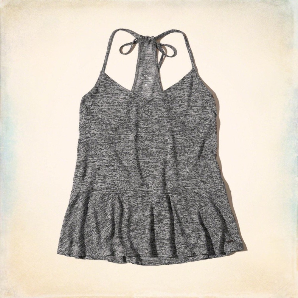 Hollister Must-Have Knit Peplum Cami